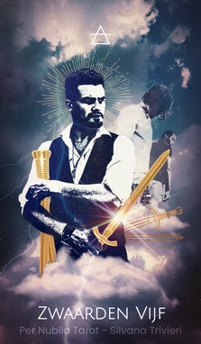 Zwaarden Vijf 5 - Per Nubila Tarot