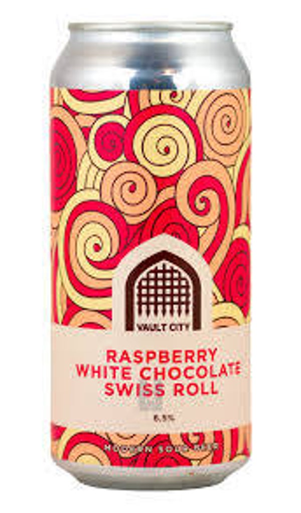 Vault City RASPBERRY WHITE CHOCOLATE SWISS ROLL