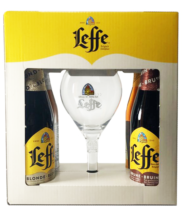 Leffe Cadeaupakket met glas - Bierpakket