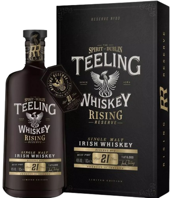 Teeling 21 years Rising Reserve NO 3. Ruby Cask finish