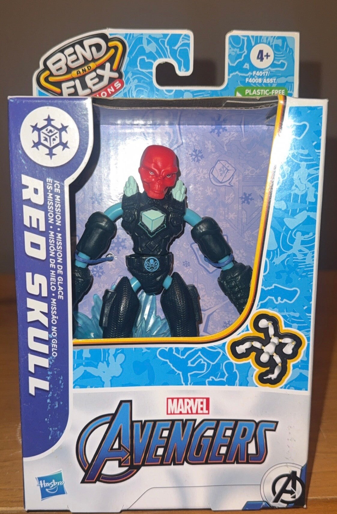 Bend and Flex missions Red skull figure
