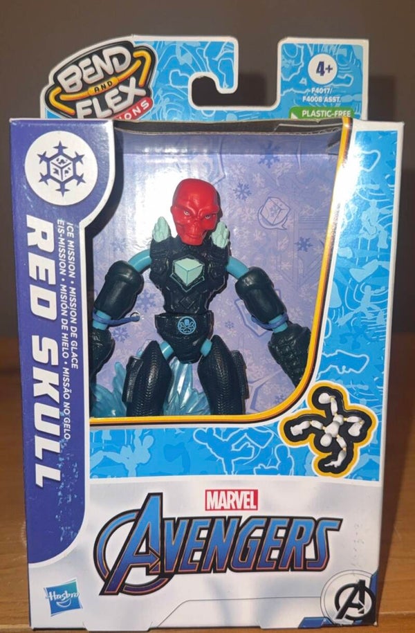 Bend and Flex missions Red skull figure