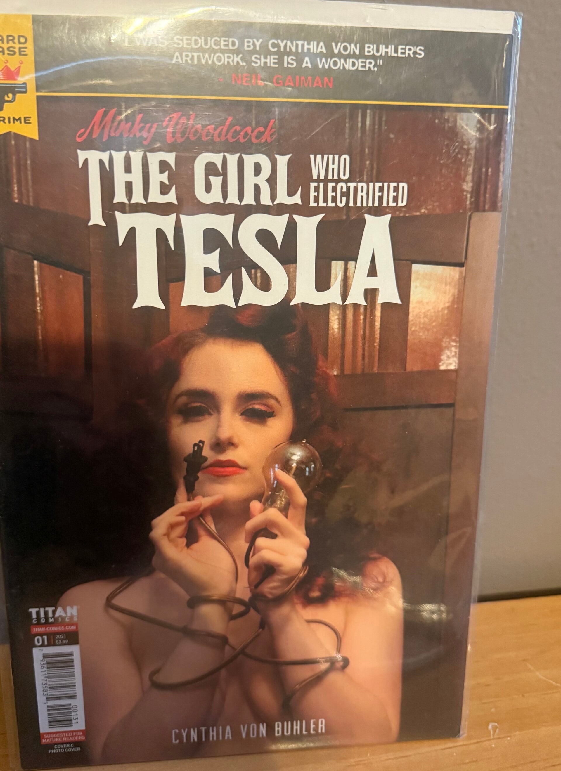 The Girl who electrified Tesla- Comic Book (Sealed)