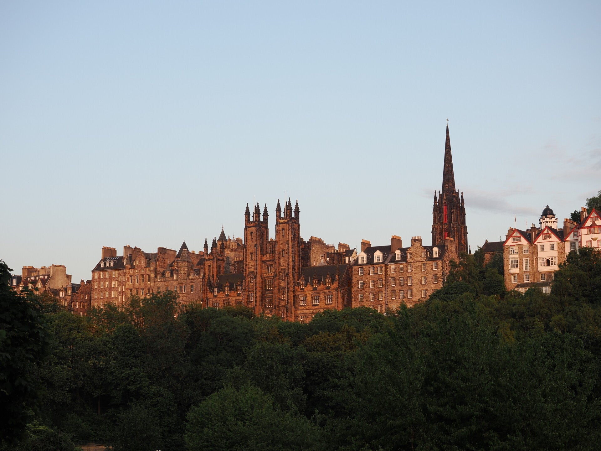 Blick auf Edinburgh