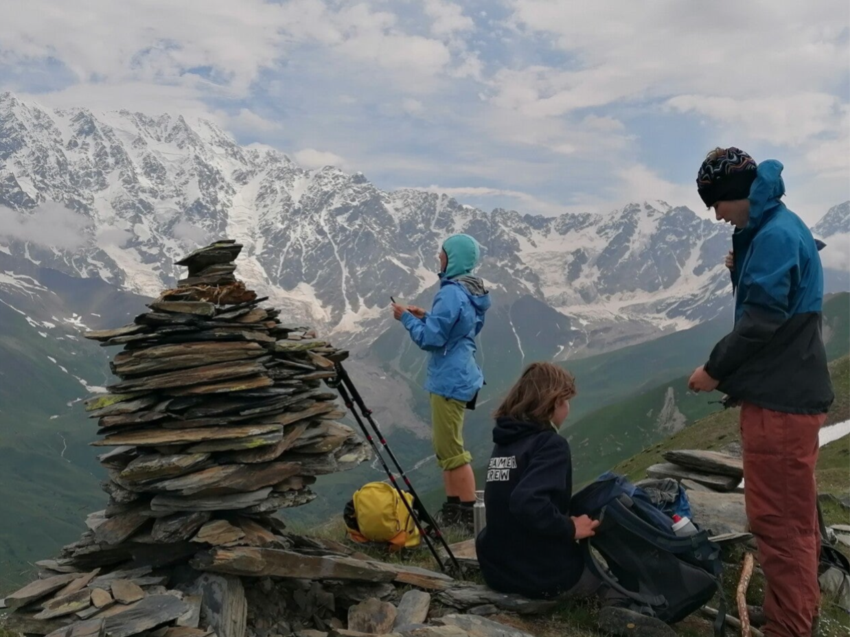 Auf Ushgulis Hausberg