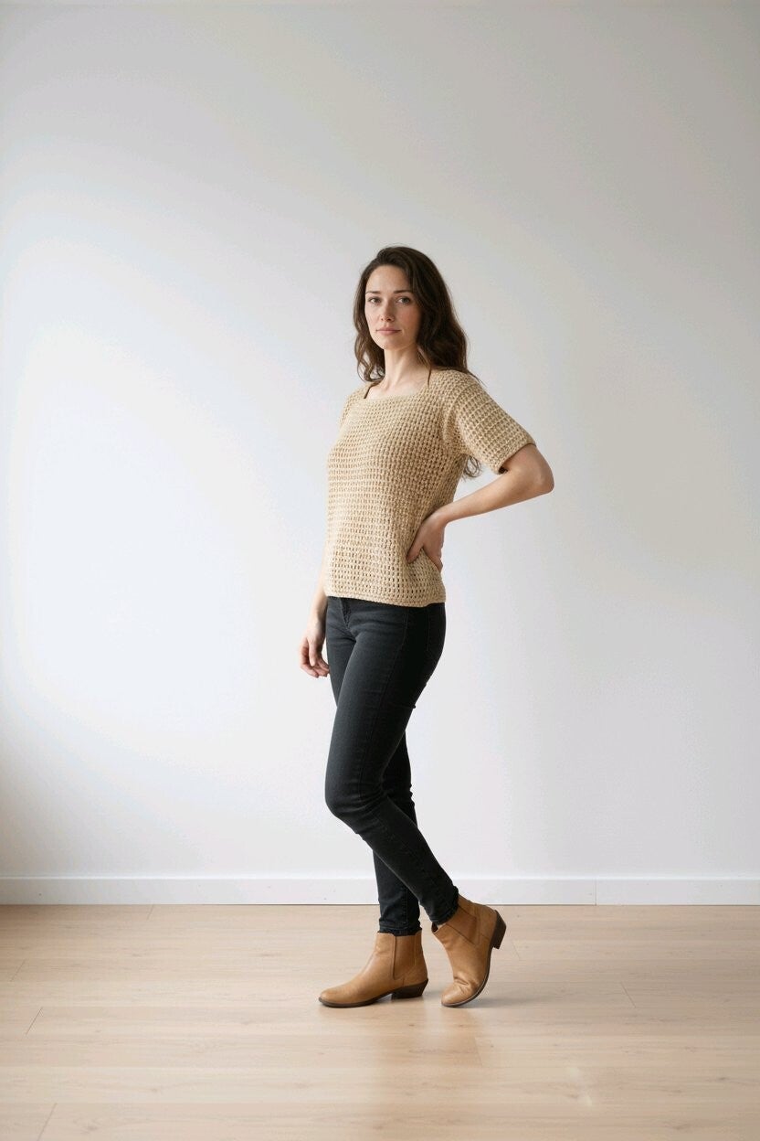Gehaakte dames top