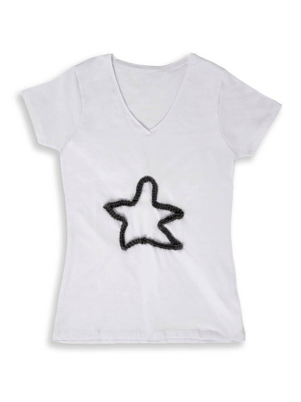 T-shirt met motief