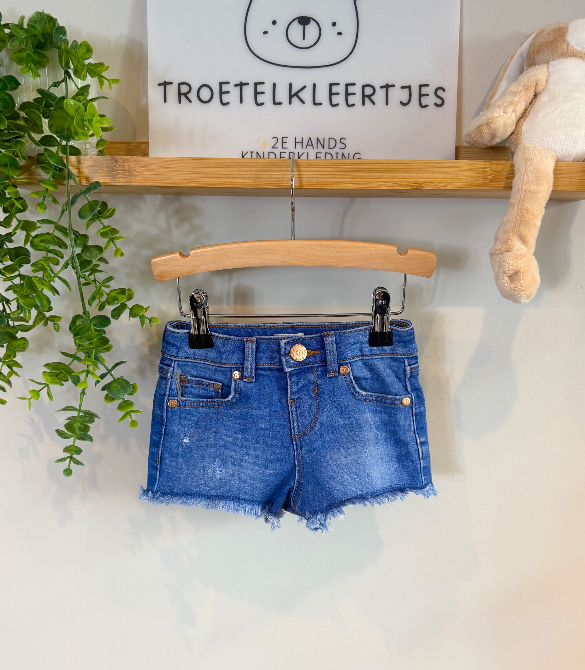River Island Denim Short Maat 80/86