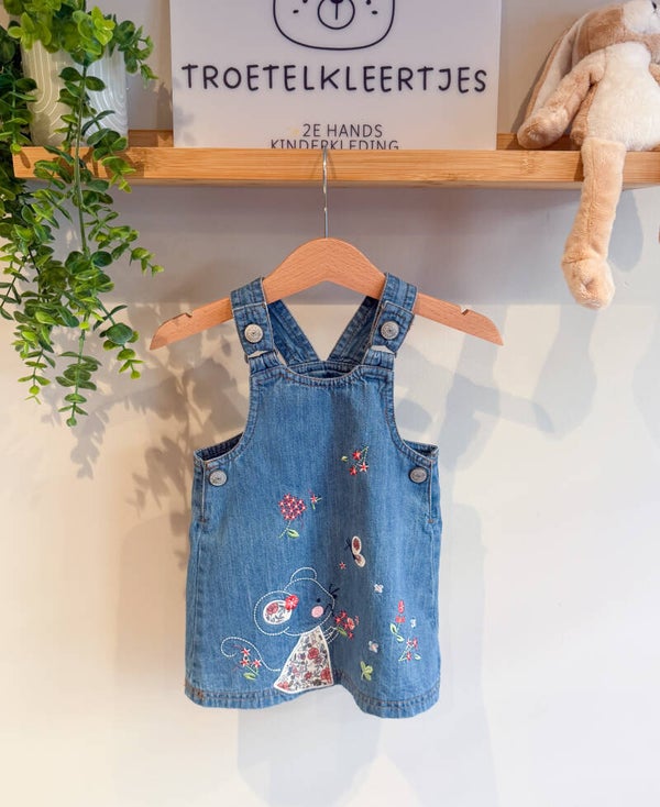 Tuinjurkje Denim Maat 80