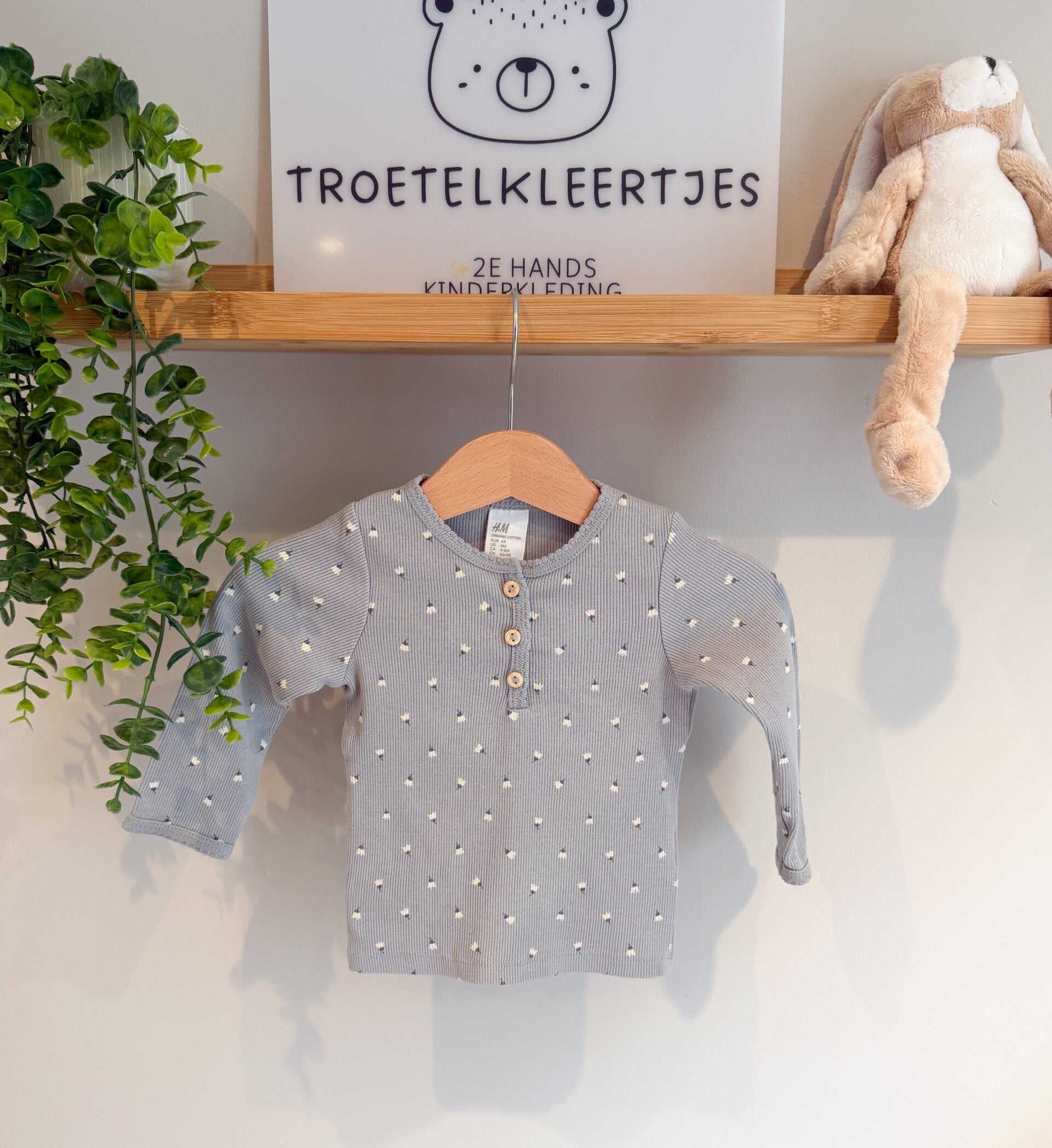 H&M Shirtje Maat 68