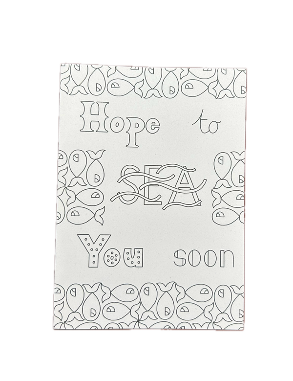 Kleur-in kaart: Hope to sea you soon