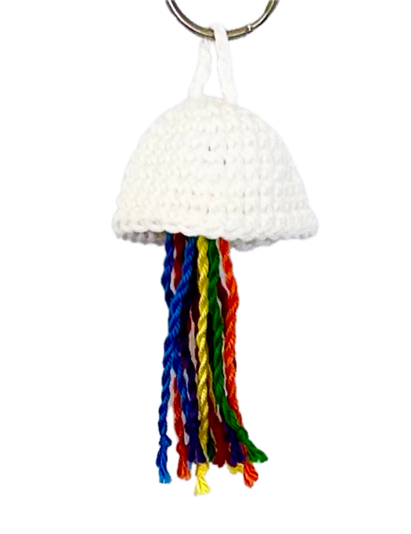 Kwal sleutelhanger / bag charm gehaakt