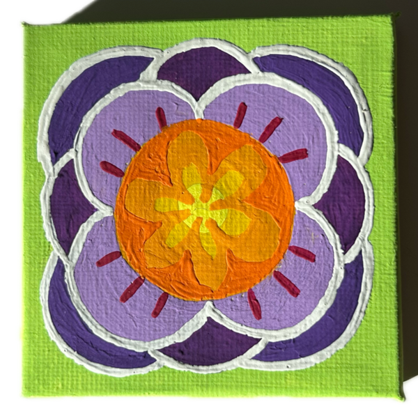 Bloem schilderij