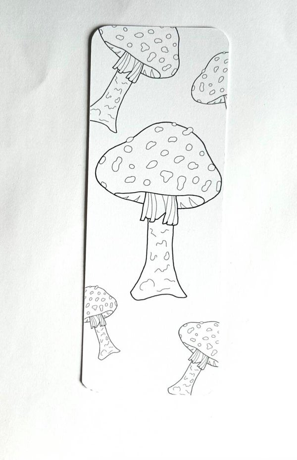 Kleur Je Eigen Boekenlegger Paddenstoelen - Herfst DIY