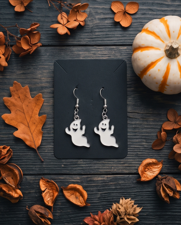 Halloween ghost earrings