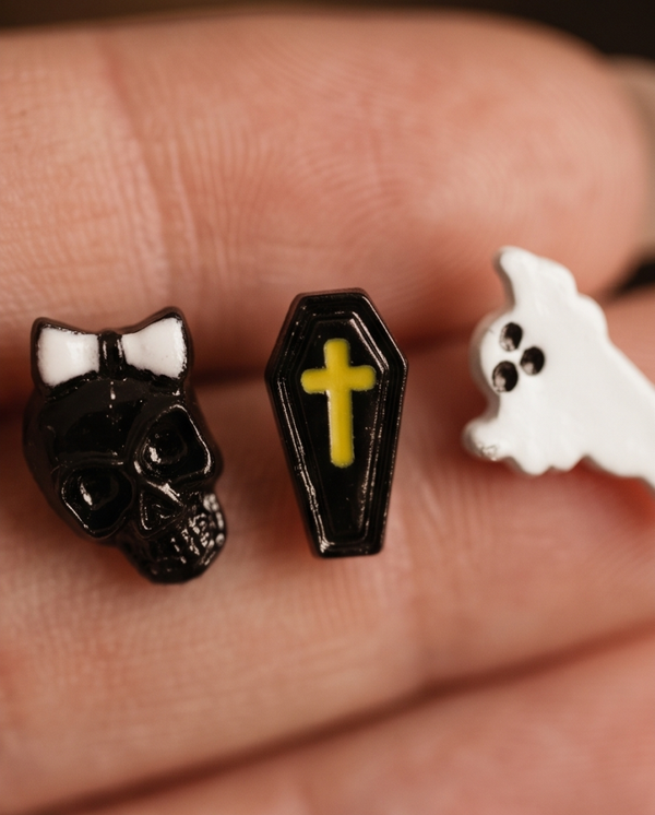 Halloween trio studs