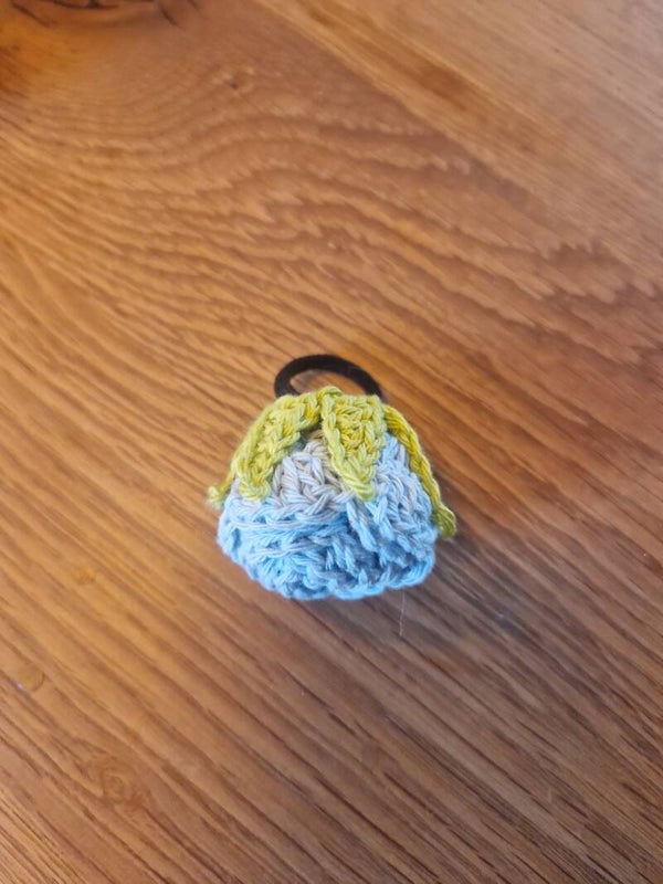 Gehaakte haar elastiekje