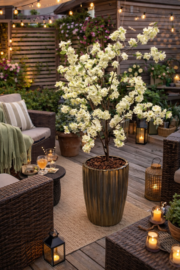 Bloesemboom crème, 138 cm