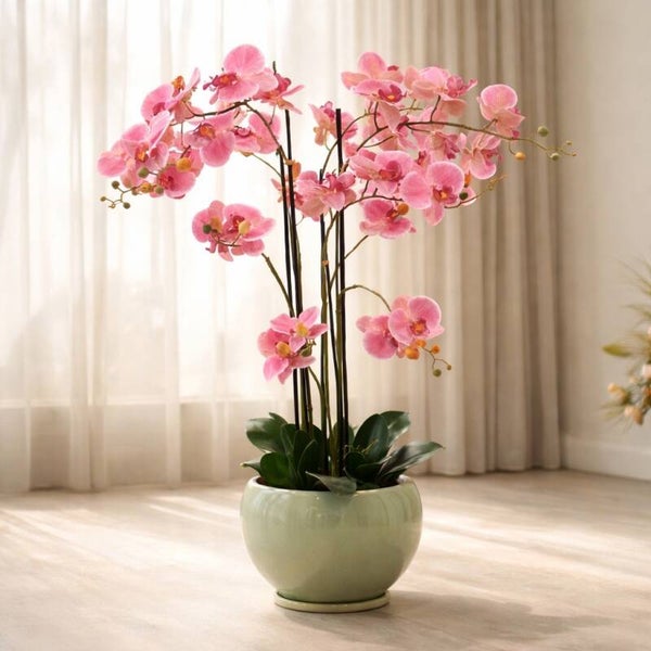Orchidee Roze, 97 cm hoog