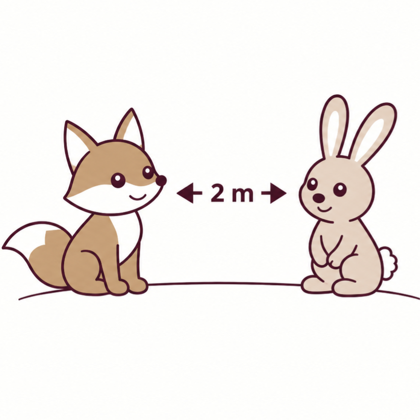 Fuchs und Hase