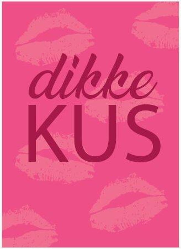 Postkaart Dikke kus