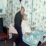 48. Sinterklaasavond 1966 Beppe met Jan.