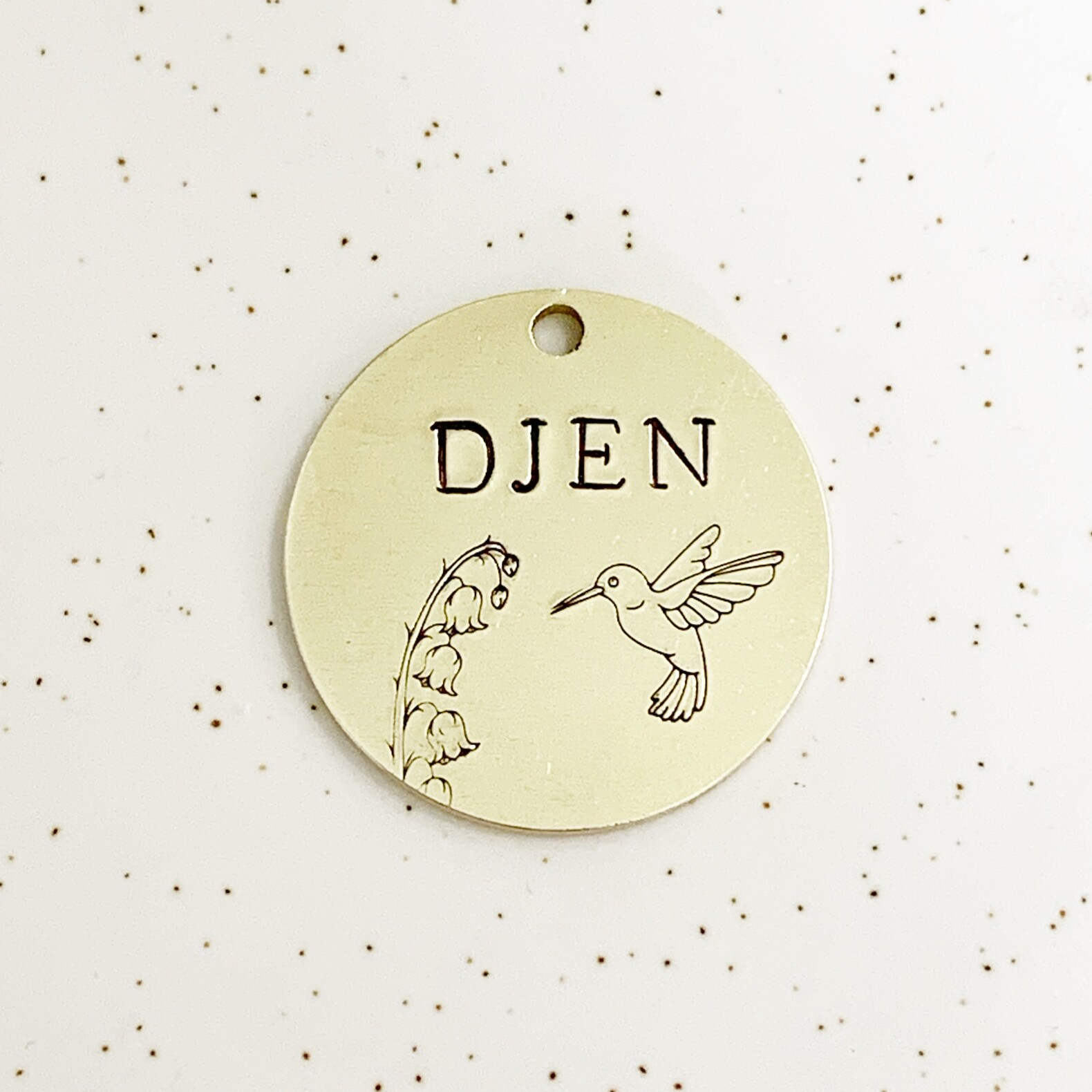 PENNING ROND - HUMMINGBIRD