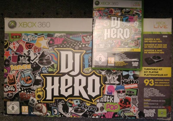 DJ Hero + CD Xbox 360 gebraucht