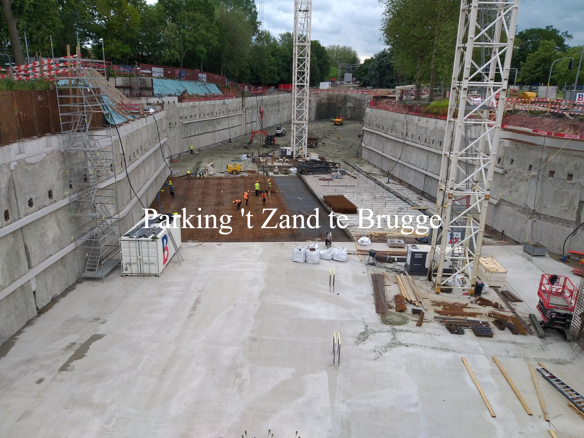 ondergrondse parking Brugge 't Zand