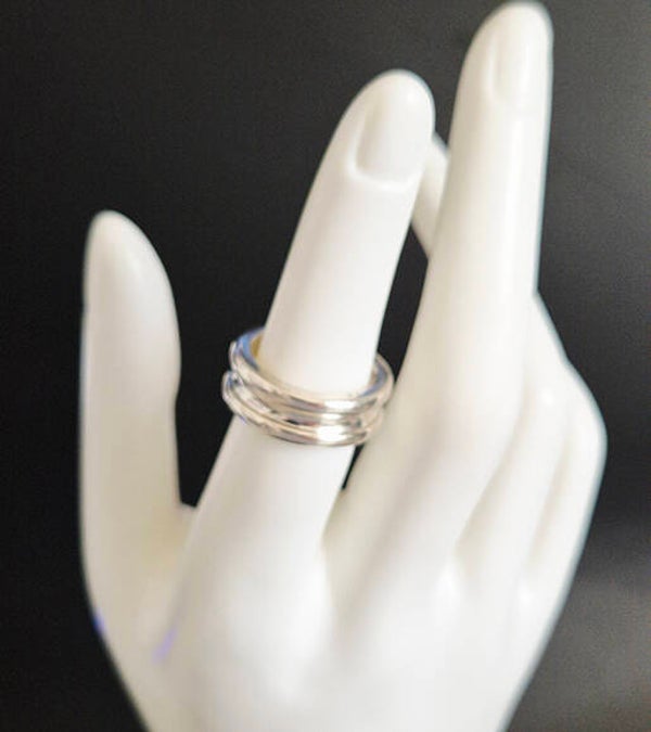 Round 925 Sterling Silver Ring