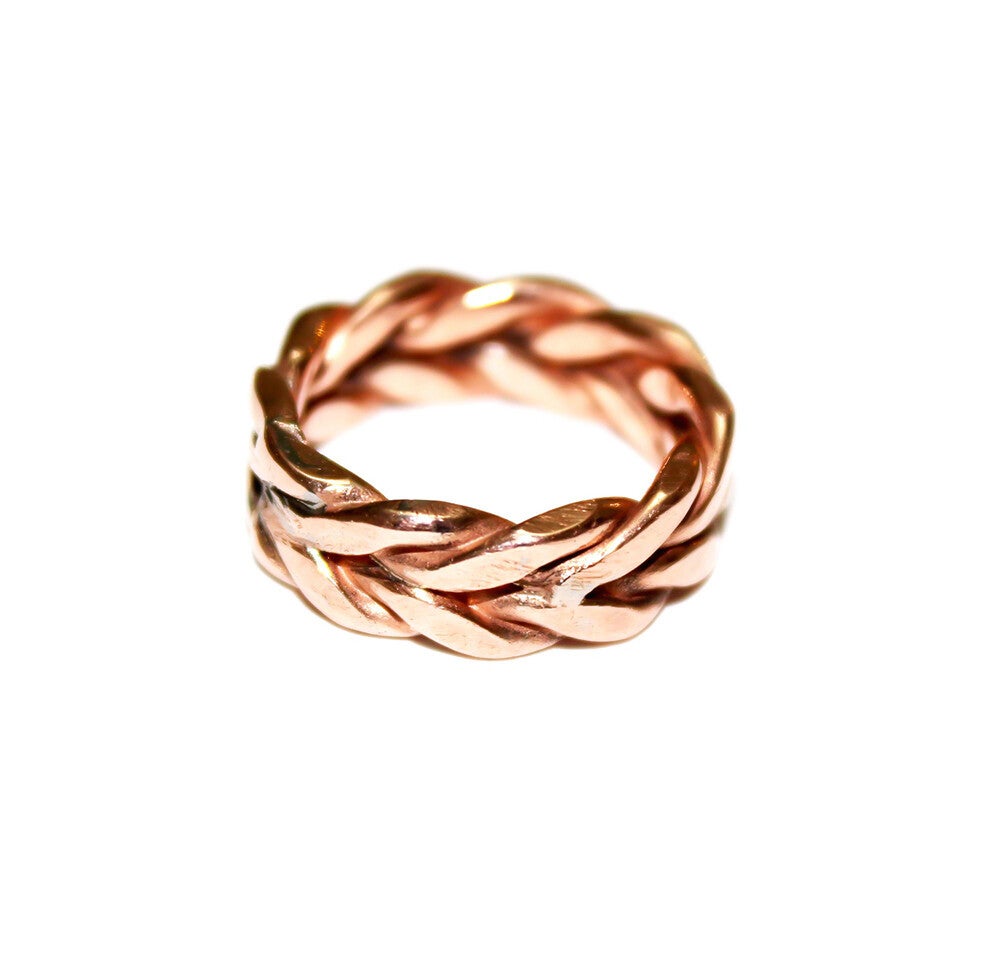 Pure copper Double Tensor Ring