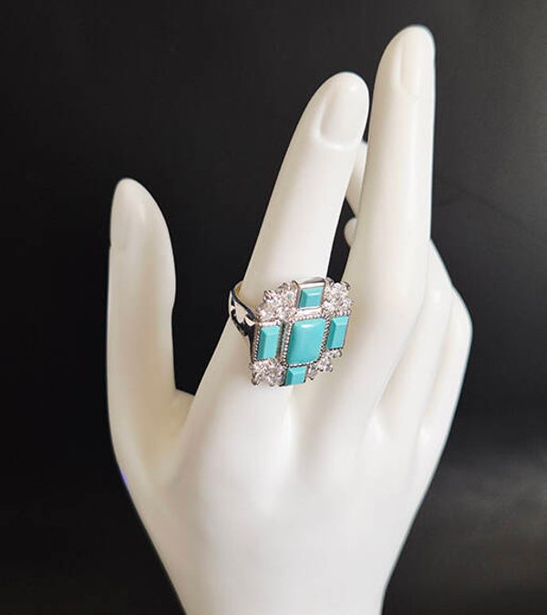 Turquoise and Sterling silver Ring