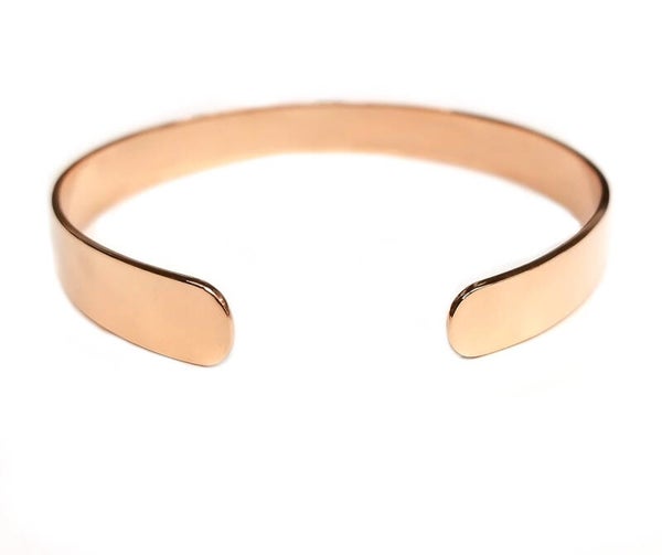8mm Pure Copper Bangle Bracelet