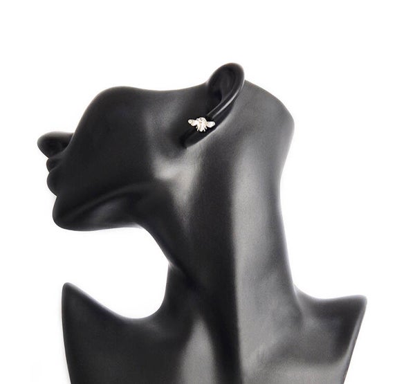 Bee Stud Earrings 925 Sterling Silver