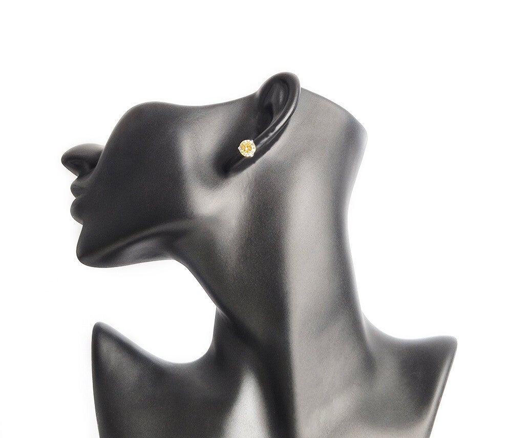 Citrine Gemstone and Sterling Silver Earrings