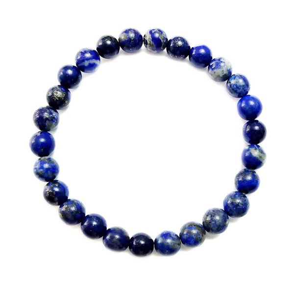 Lapis Gemstone Stretch Bracelet