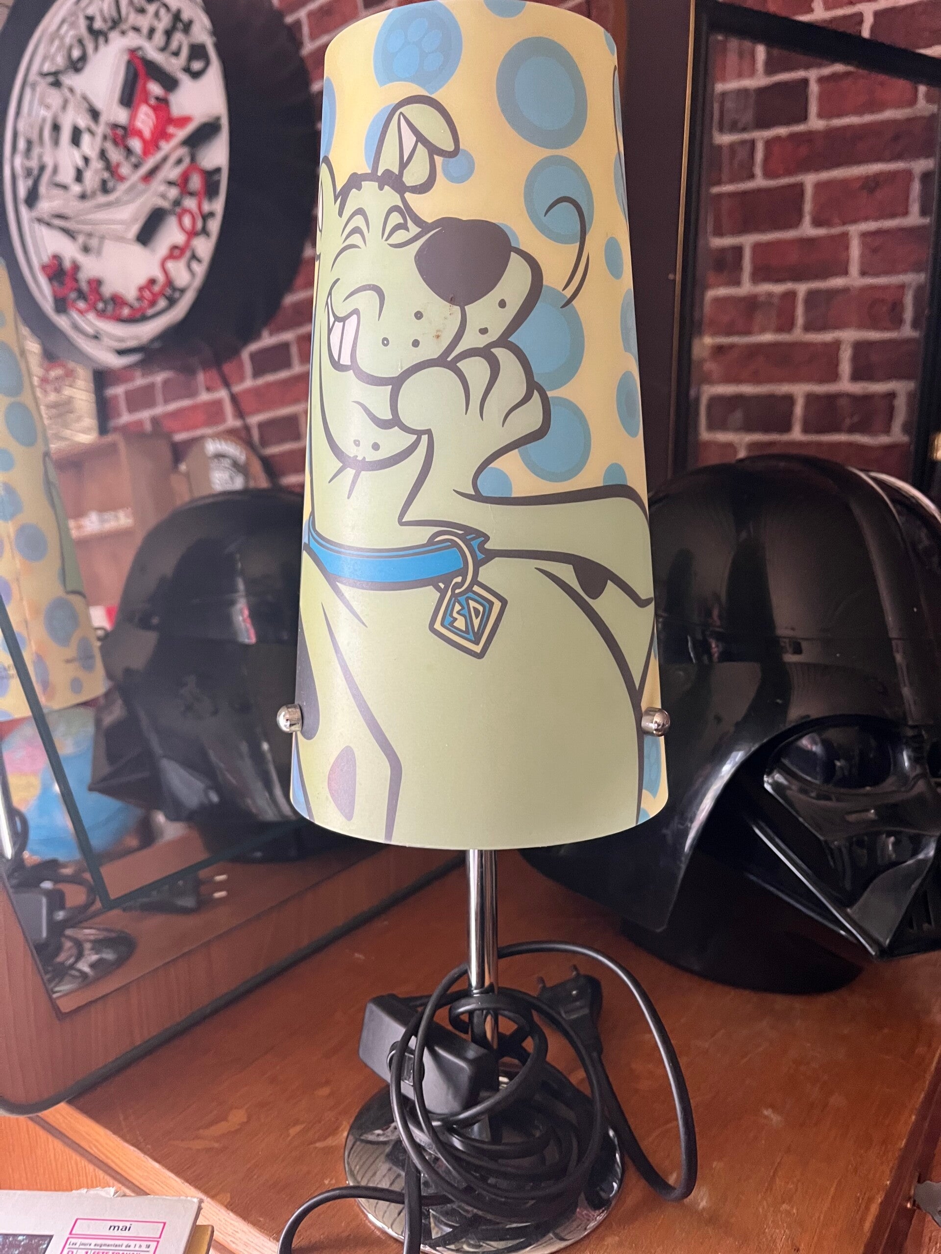Lampe bureau enfant scoobydoo
