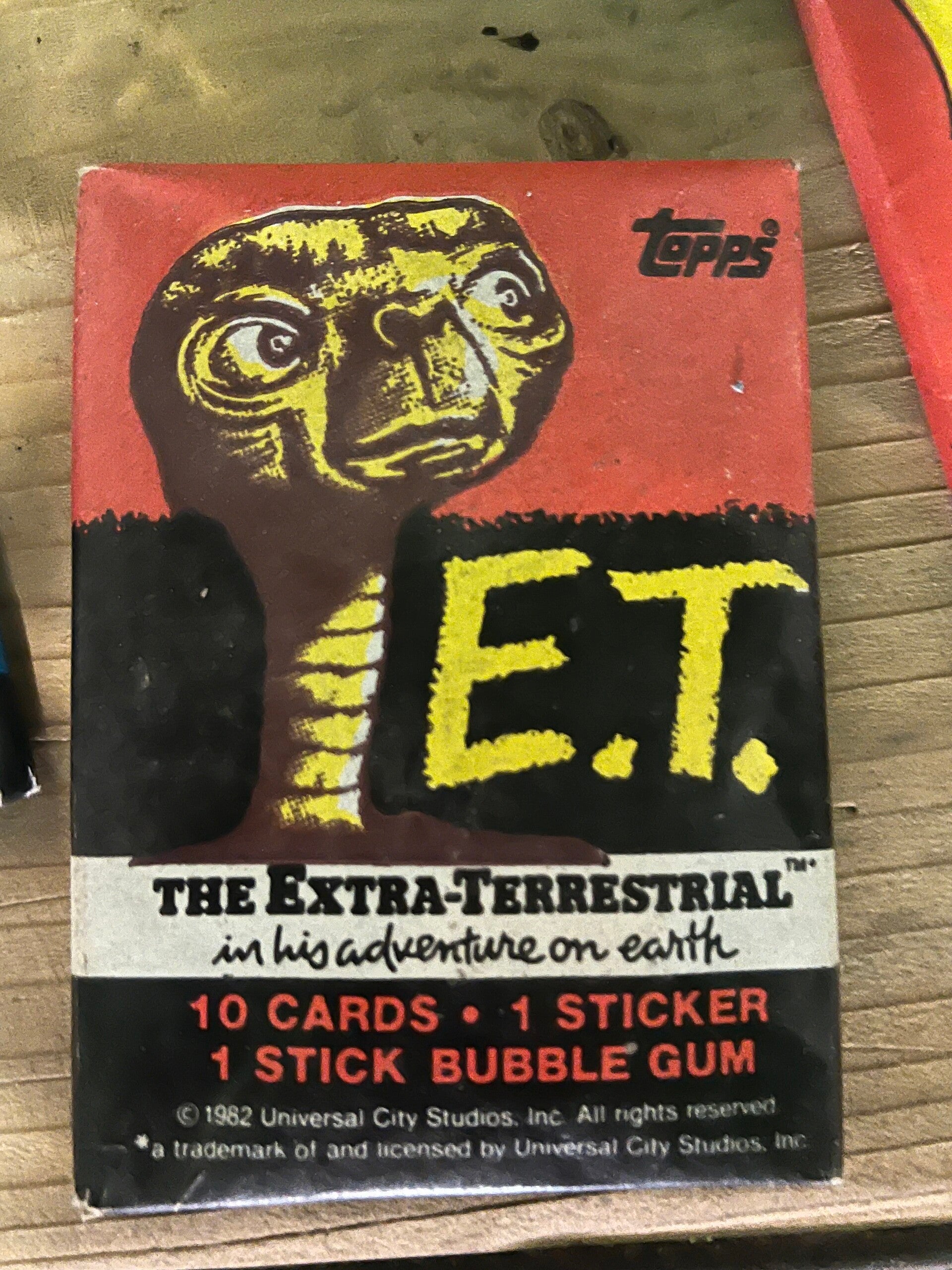 E.T. THE EXTRA TERRESTRIAL 2 PACKS DE CARTES À COLLECTIONNER VINTAGE SCELLÉS