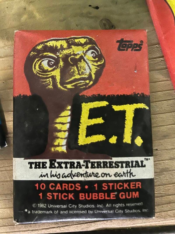 E.T. THE EXTRA TERRESTRIAL 2 PACKS DE CARTES À COLLECTIONNER VINTAGE SCELLÉS