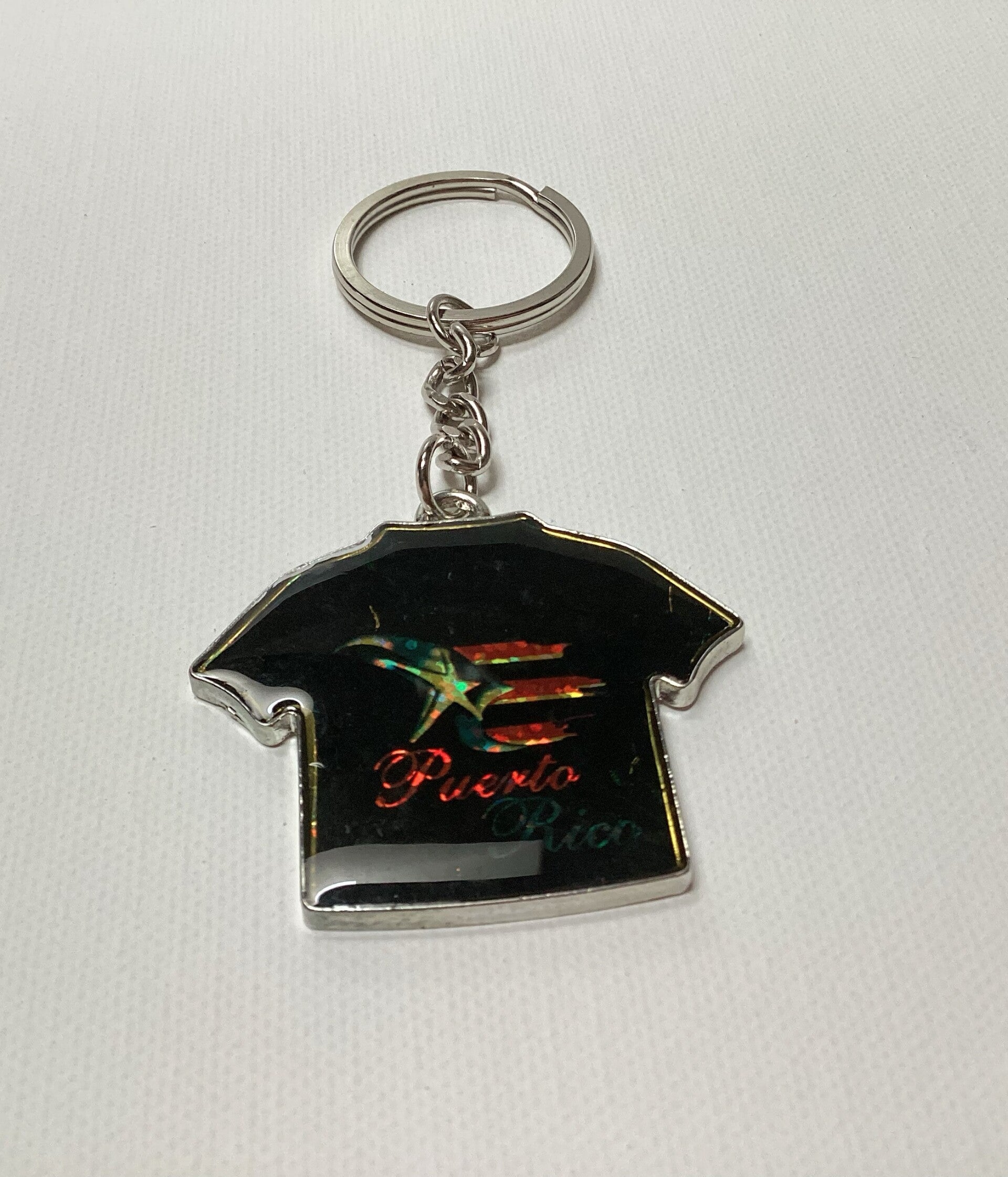 Puerto Rico T-Shirt Keychain