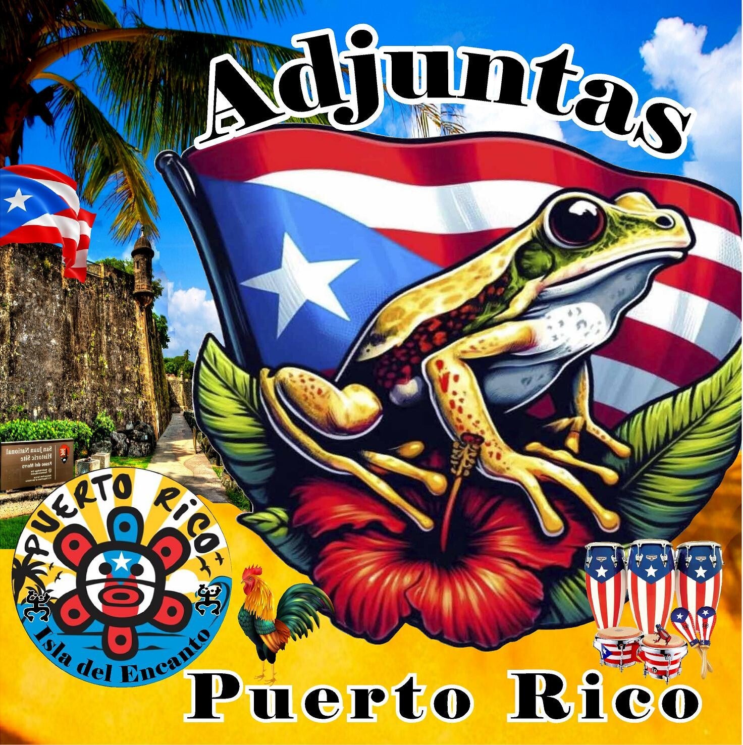 Posters with Puerto Rico Towns