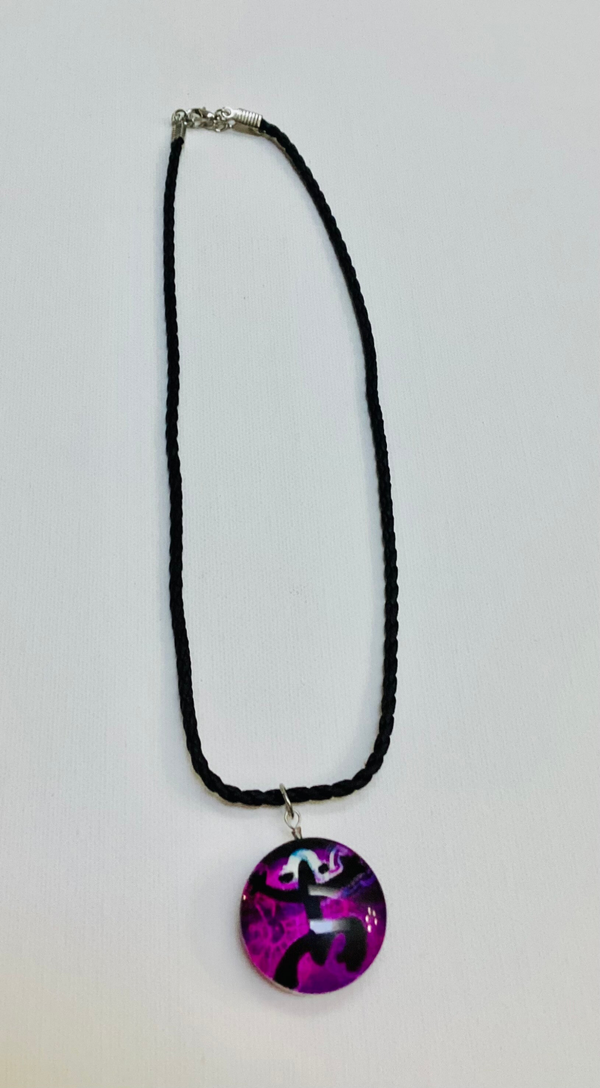 Coqui purple necklace