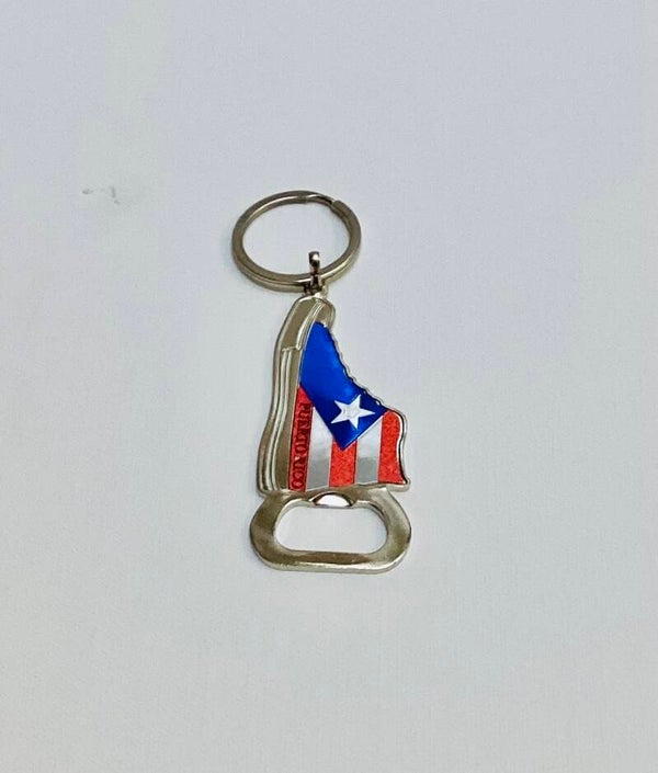 Tennis Shoe Puerto Rico Keychain