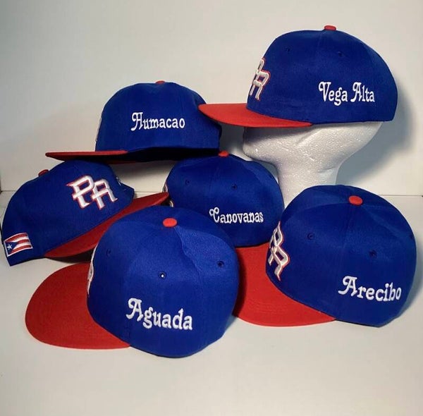 PUERTO RICO SNAPBACK BASEBALL HAT WITH TOWNS
