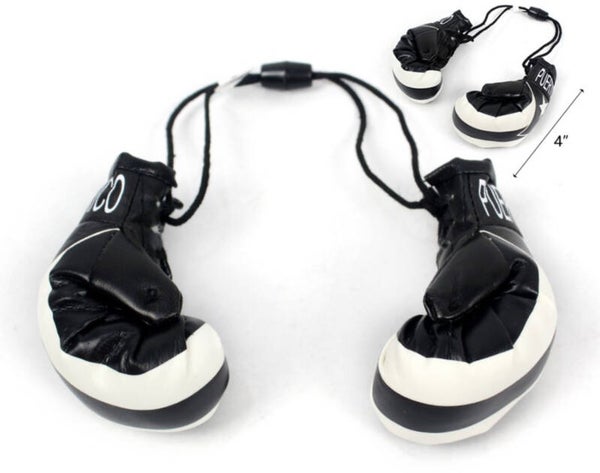 Black Puerto Rico Boxing Gloves