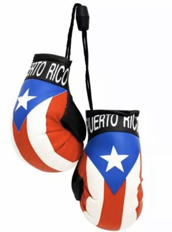 Puerto Rico Boxing glove rear mirror