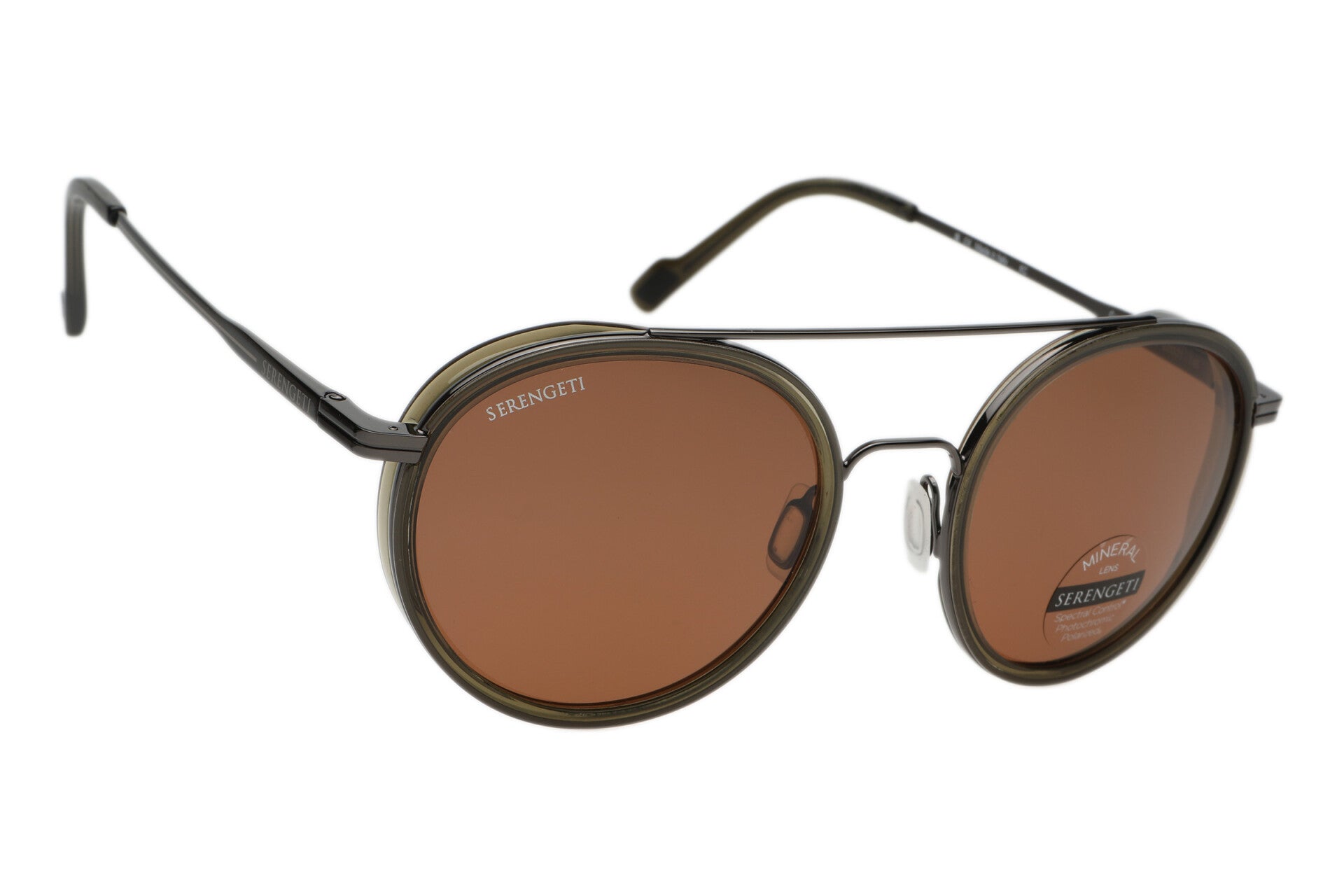 Serengeti Geary Dark Gunmetal Crystal Khaki polarized SS526006