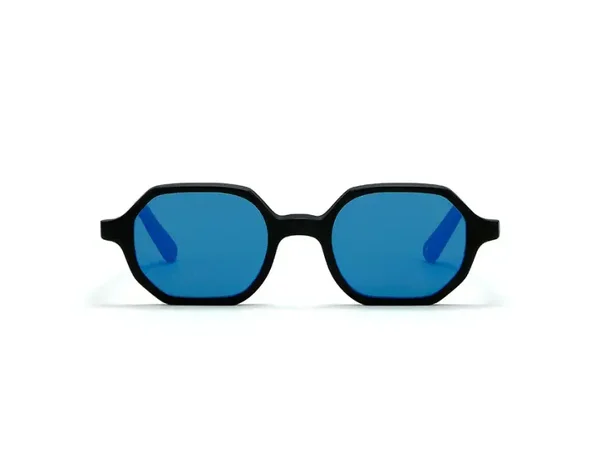 LGR sun Zanzibar Black Matt 22 // Flat Blue Mirror 5818 maat 48