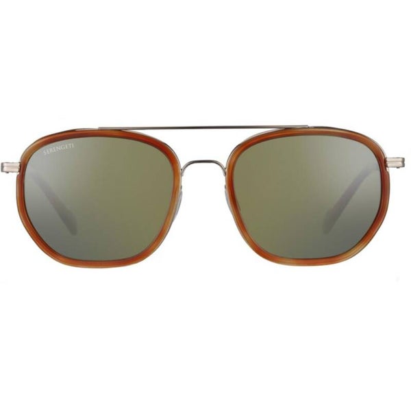 Serengeti Boron Orange Turtoise Acetate with Light Gold Metal Polarized SS525003