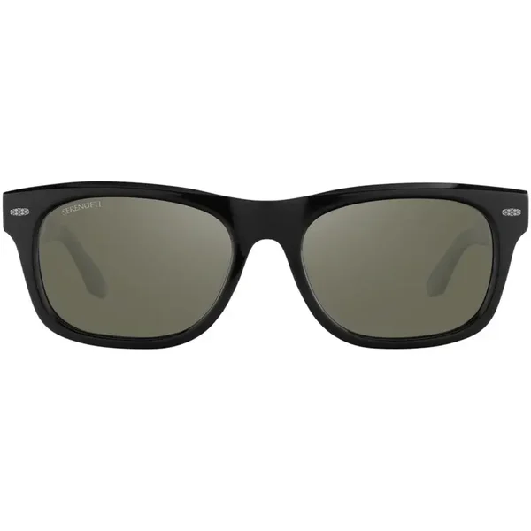 Serengeti Borrego Large Shiny Black Polarized SS759001